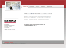 Tablet Screenshot of beckhaus.info